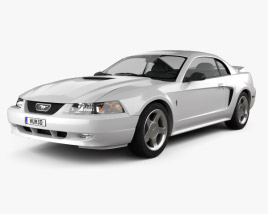 3D model of Ford Mustang GT クーペ 2004