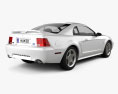 Ford Mustang GT クーペ 2004 3Dモデル 後ろ姿