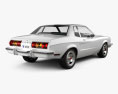 Ford Mustang coupe 1974 3d model back view