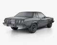 Ford Mustang coupe 1974 3d model