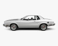 Ford Mustang coupe 1974 3d model side view