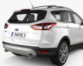 Ford Escape with HQ interior 2016 3d model