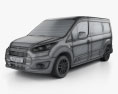 Ford Tourneo Connect 2016 3Dモデル wire render