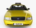 Ford Crown Victoria New York Taxi 2011 3d model front view