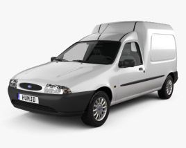 Ford Courier Van UK 1999 3D model