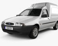 Ford Courier Van UK 1999 3d model