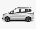Ford Tourneo Courier 2016 3D模型 侧视图