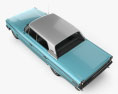 Ford Galaxie 500 hardtop 1963 3d model top view