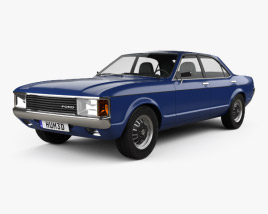 Ford Granada Седан EU 1972 3D модель