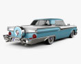 Ford Fairlane 500 Galaxie Skyliner 1959 3d model back view