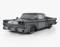 Ford Fairlane 500 Galaxie Skyliner 1959 3d model wire render