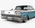 Ford Fairlane 500 Galaxie Skyliner 1959 3d model