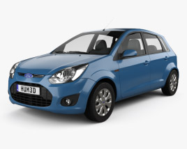 Ford Figo (Ikon Hatch) 2015 3D model