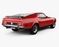 Ford Mustang Mach 1 1971 3d model back view