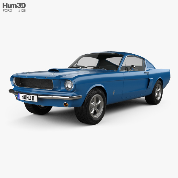 Ford Mustang Fastback 1965 3D-Modell