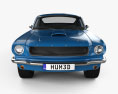 Ford Mustang Fastback 1965 Modelo 3D vista frontal