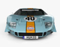 Ford GT40 1968 3D 모델  front view