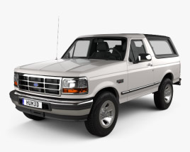 3D model of Ford Bronco 1996