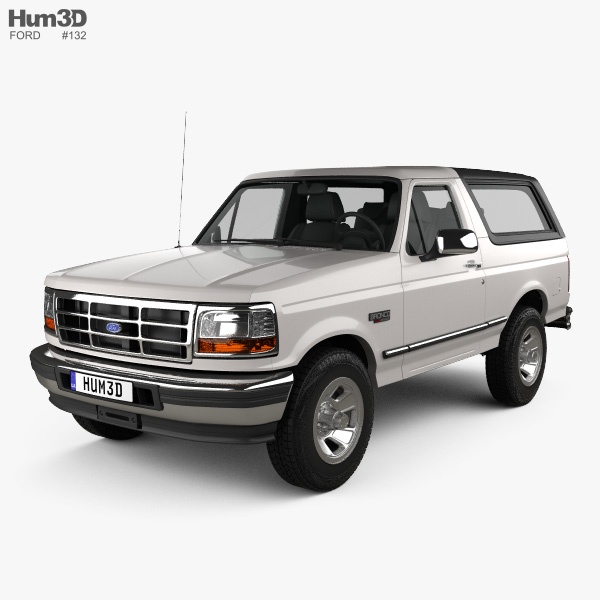 Ford Bronco 1996 3D model