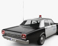 Ford Galaxie 500 경찰 1966 3D 모델 