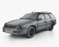Ford Scorpio wagon 1998 3d model wire render