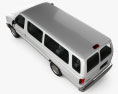 Ford E-Series Passenger Van 2014 3D模型 顶视图