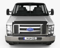 Ford E-Series 승객용 밴 2014 3D 모델  front view
