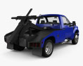 Ford Super Duty F-550 Tow Truck with HQ interior 2007 3d model back view