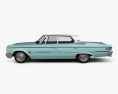 Ford Galaxie 500 hardtop with HQ interior 1963 3d model side view