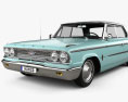 Ford Galaxie 500 hardtop with HQ interior 1963 3d model
