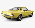 Ford Mustang Fastback with HQ interior 1965 3d model back view