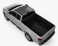 Ford Ranger Super Cab 2014 3D模型 顶视图