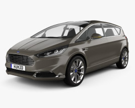 3D model of Ford S-Max 2014