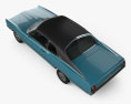Ford Galaxie 500 fastback 1969 3d model top view