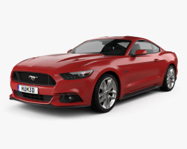 3D model of Ford Mustang GT 2018