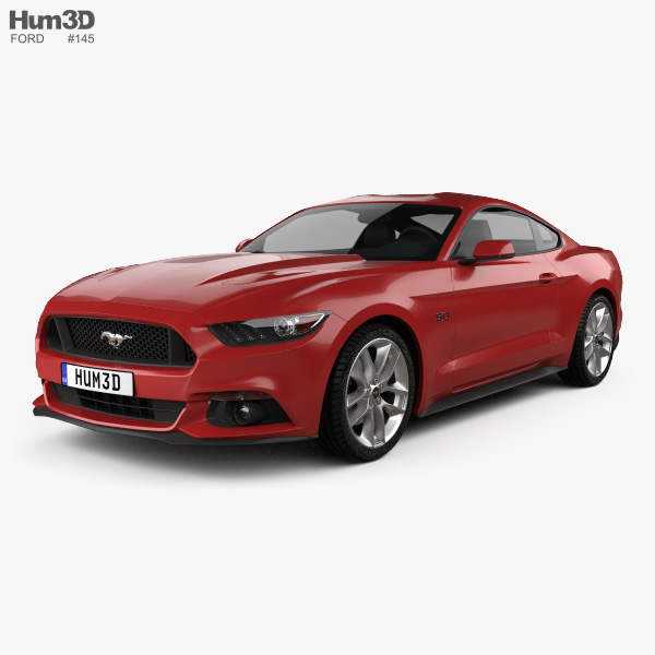 Ford Mustang GT 2018 3D 모델 