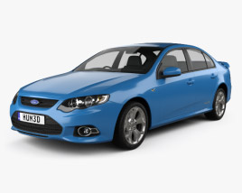 Ford FG Falcon XR6 sedan 2014 3D model