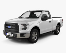 Ford F-150 Regular Cab XLT 2017 3D model