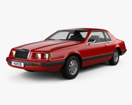 Ford Thunderbird 1983 3D model