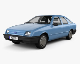 Ford Sierra ハッチバック 5ドア 1984 3Dモデル