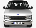 Ford E-Series Passenger Van 2002 3d model front view