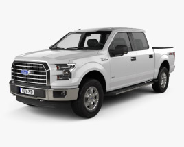 Ford F-150 Super Crew Cab XLT 2017 3D model