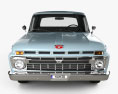 Ford F-100 1966 3d model front view