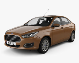Ford Escort 2017 3D model