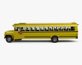 Ford B-700 Thomas Conventional Autobús Escolar 1984 Modelo 3D vista lateral