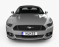 Ford Mustang convertible 2018 3d model front view