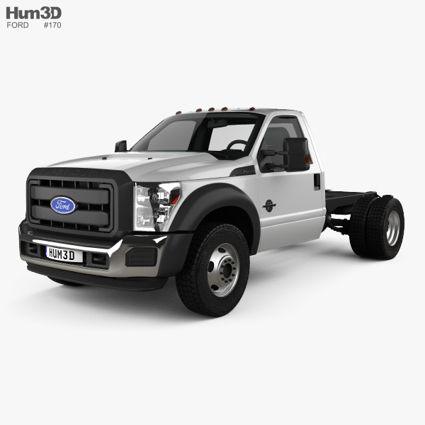 Ford F-550 Regular Cab Chassis 2014 3D model