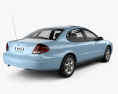 Ford Taurus 2007 3D 모델  back view