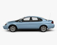 Ford Taurus 2007 3D 모델  side view