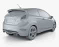 Ford Fiesta ST 3-door 2016 3d model